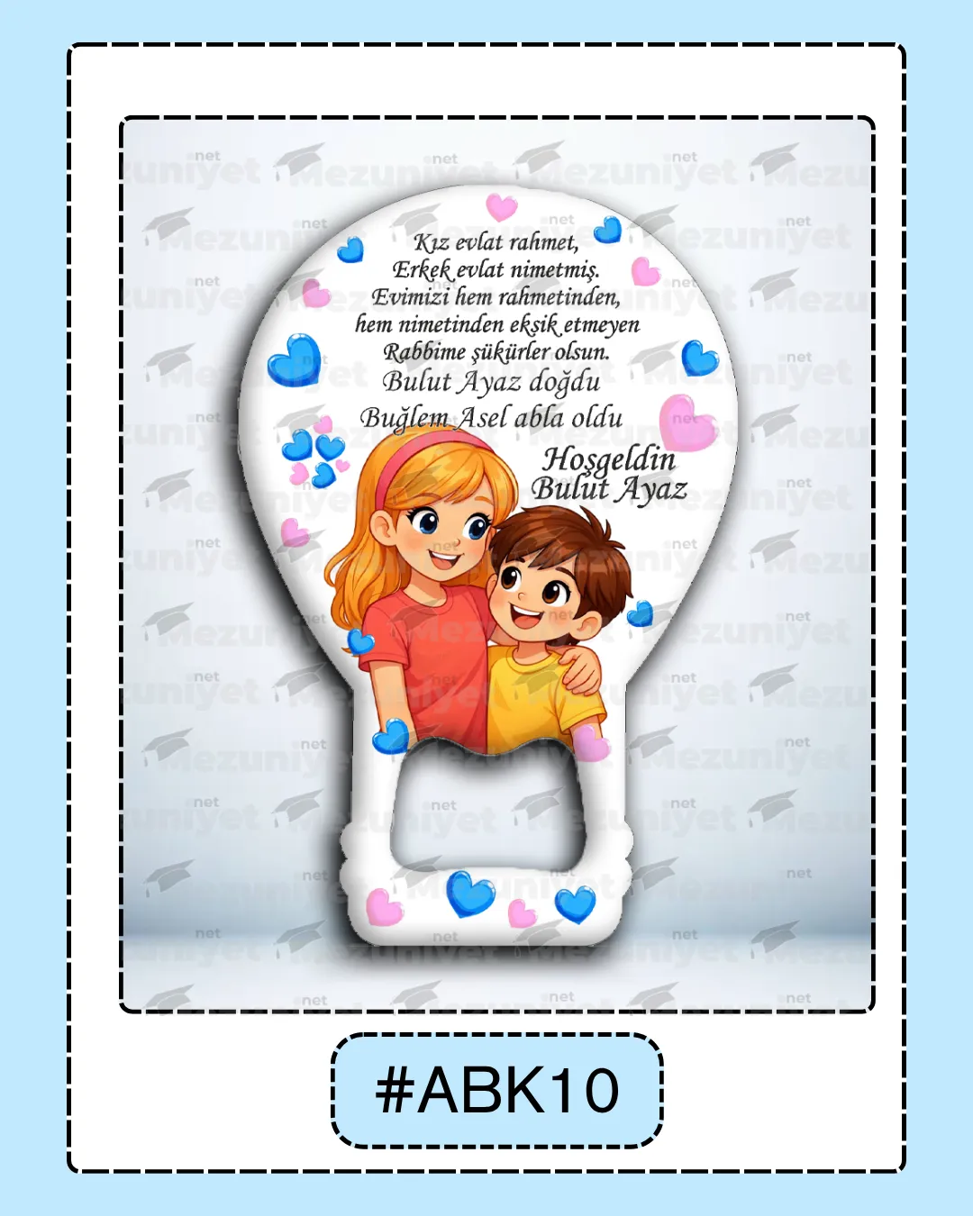 2 - 3 Kardeş Magnetleri - ABK10