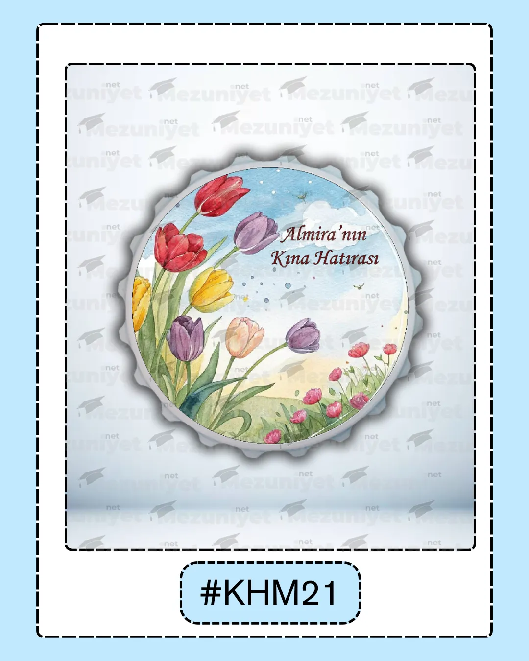 Kına Hatırası Magnetleri - KHM21 - Mezuniyet.Net