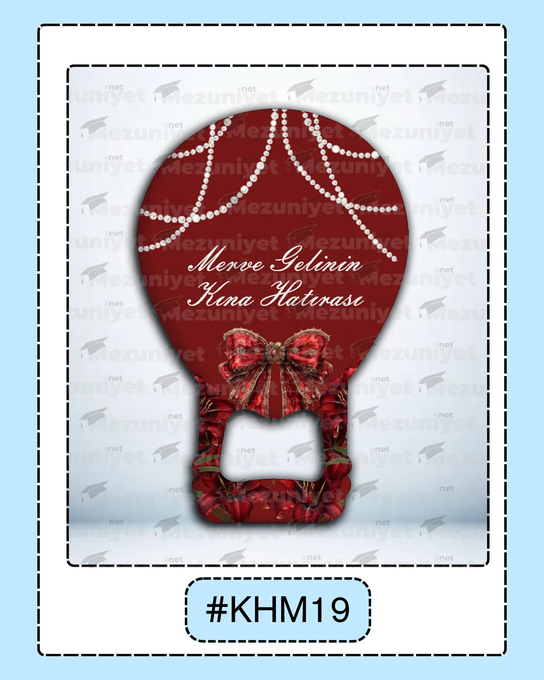 Kına Hatırası Magnetleri - KHM19 - Mezuniyet.Net