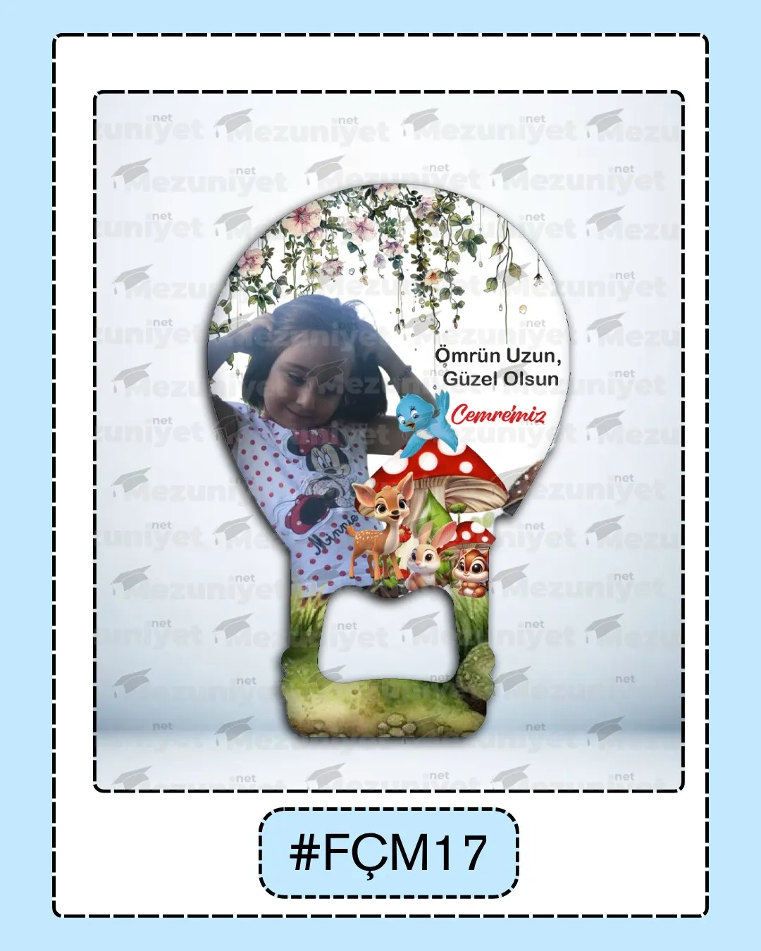 Fotoğraflı Açacak Magnetleri - FÇM17 - Mezuniyet.Net