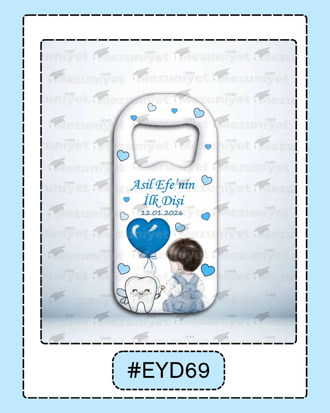 Erkek Yeni Doğan Magnetleri - EYD69