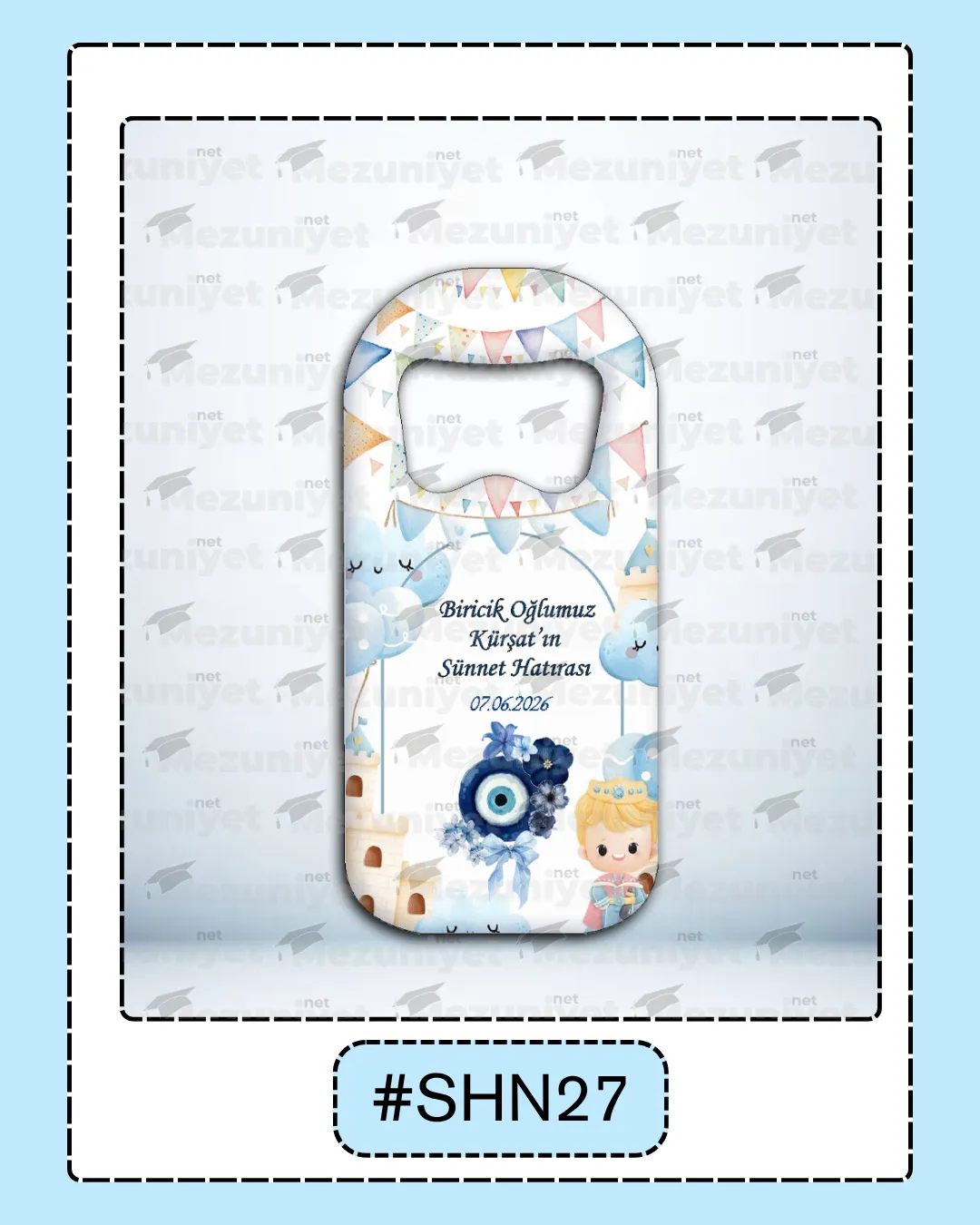 Balon Açacak Magnet - Sünnet Tasarımı - SHM27