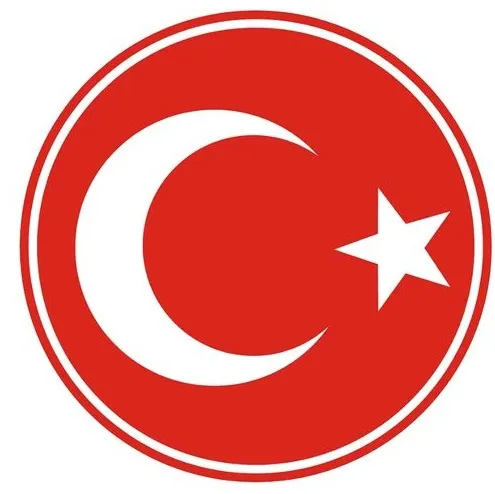 Türk bayrağı Logo 3D Arma - Mezuniyet.Net