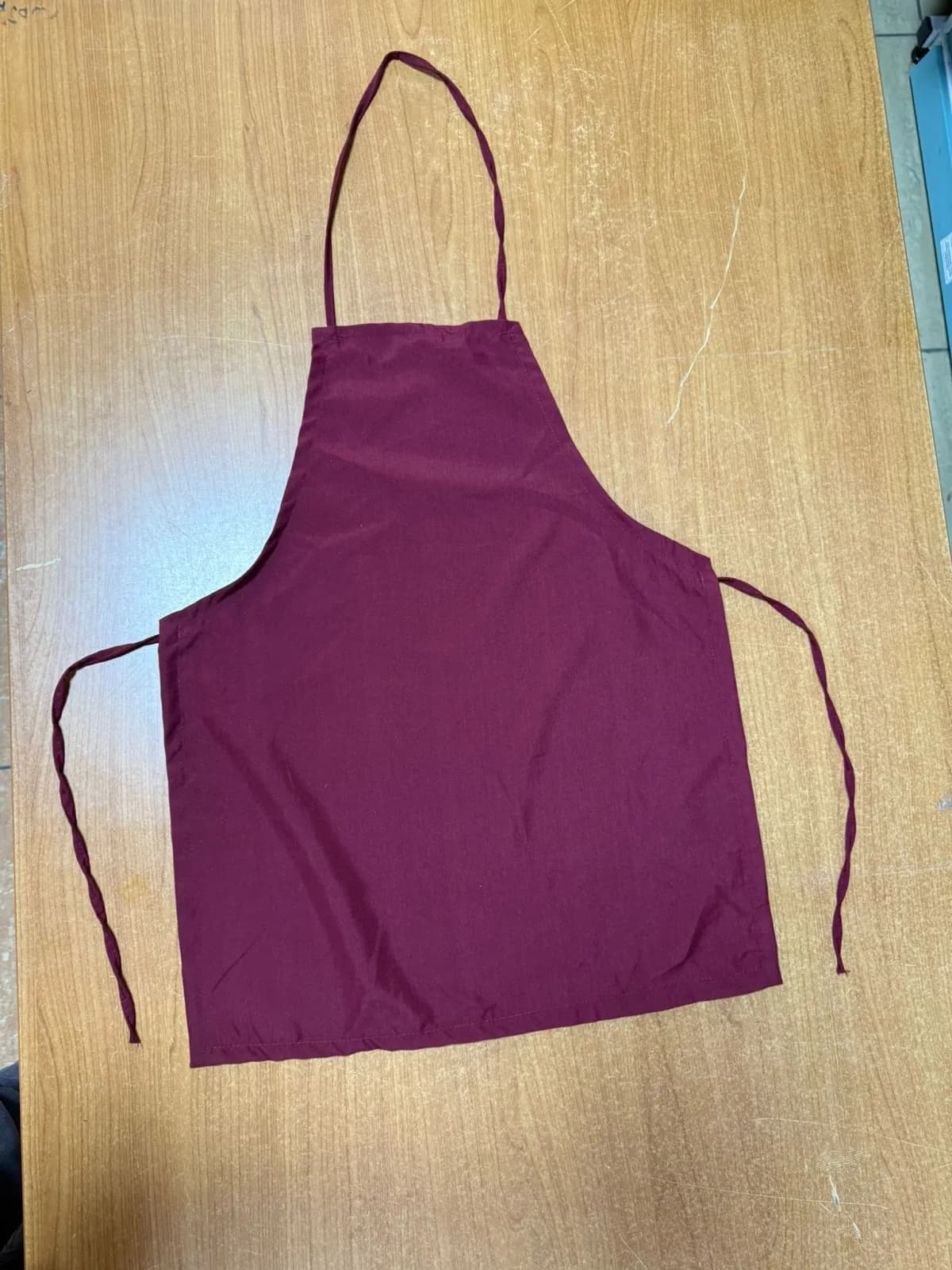 Anaokulu Aşçı Önlüğü - Anaokulu  Mutfak Önlüğü - Bordo