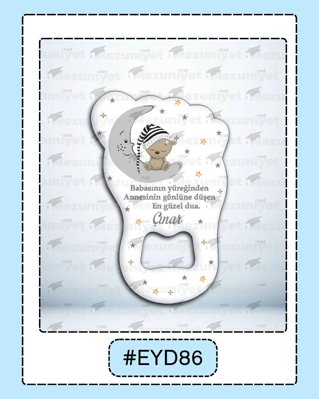 Erkek Yeni Doğan Magnetleri - EYD86 - Mezuniyet.Net