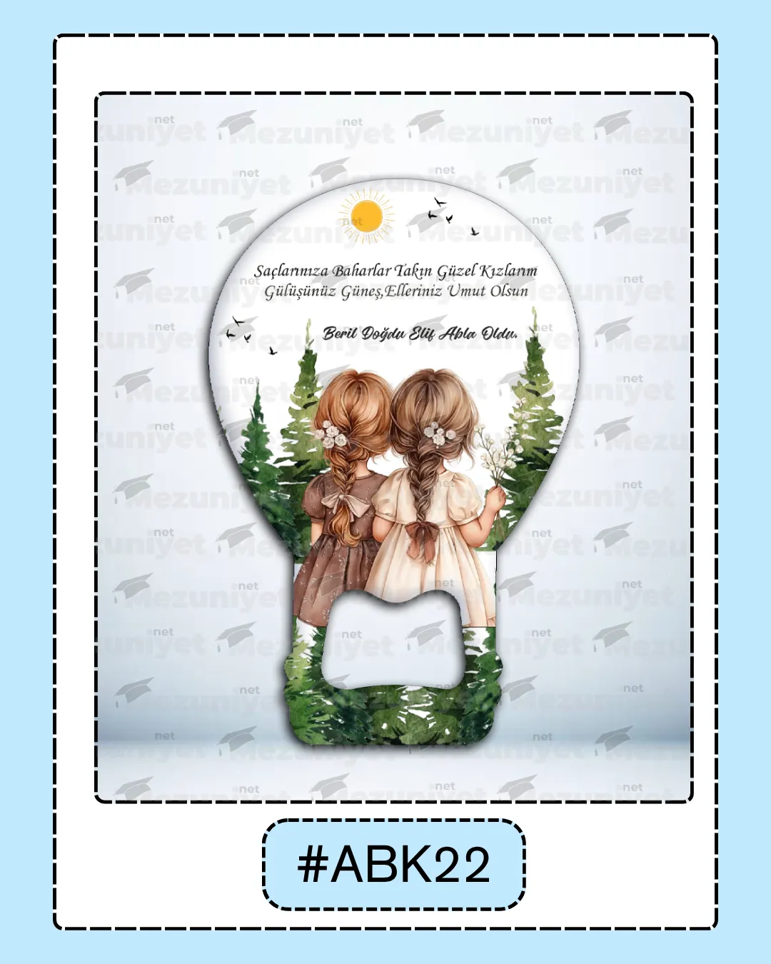 2 - 3 Kardeş Magnetleri - ABK22 - Mezuniyet.Net