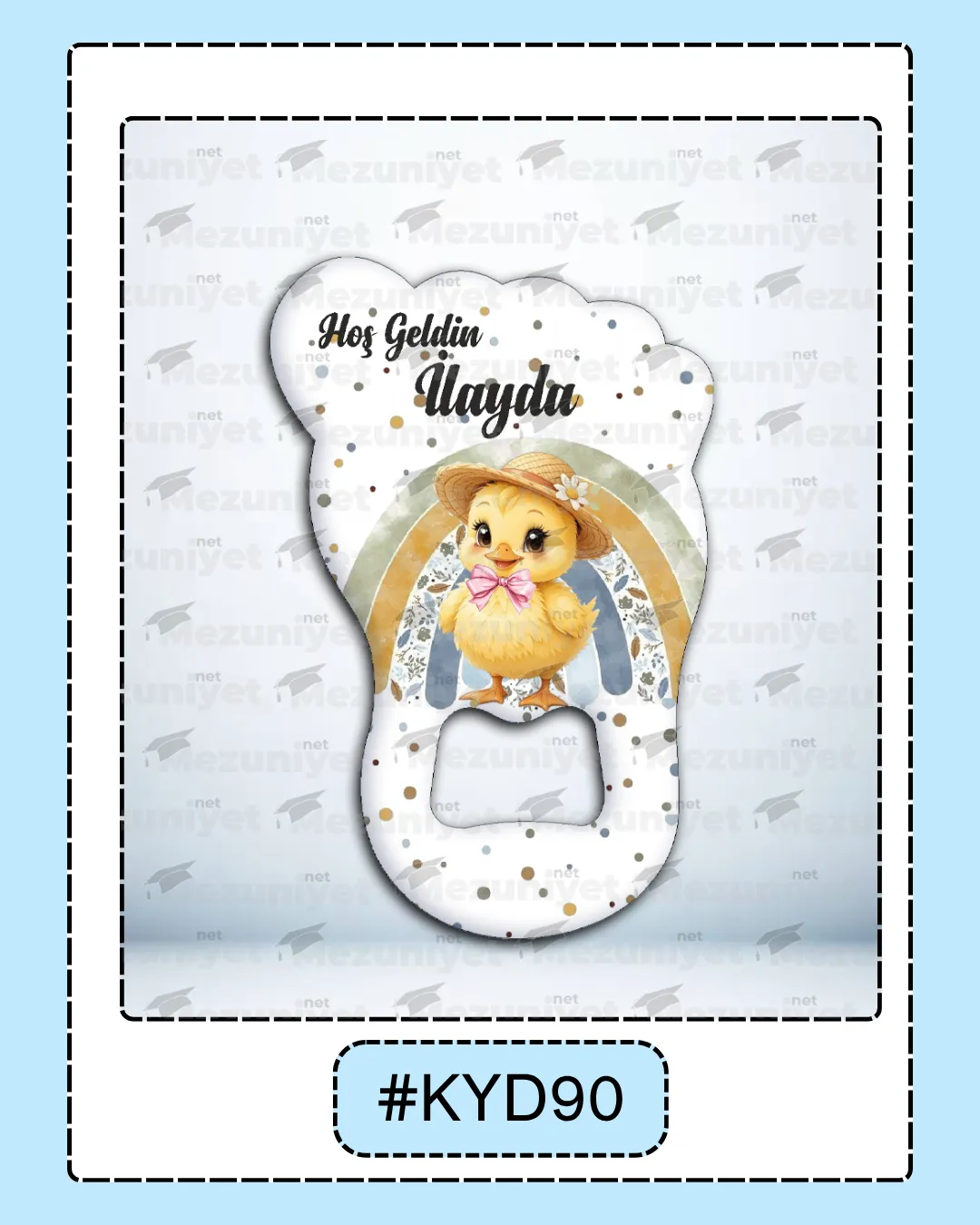 Kız Yeni Doğan Magnet Modeli - KYD90 - Mezuniyet.Net