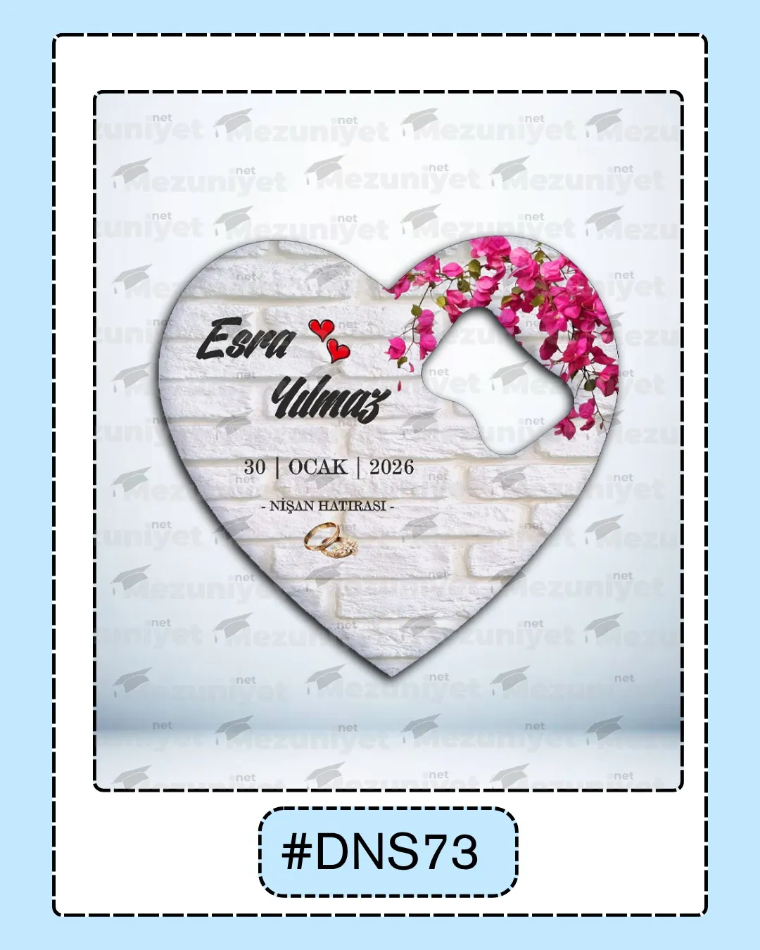Düğün - Söz - Nikah Magnetleri - DNS73 - Mezuniyet.Net
