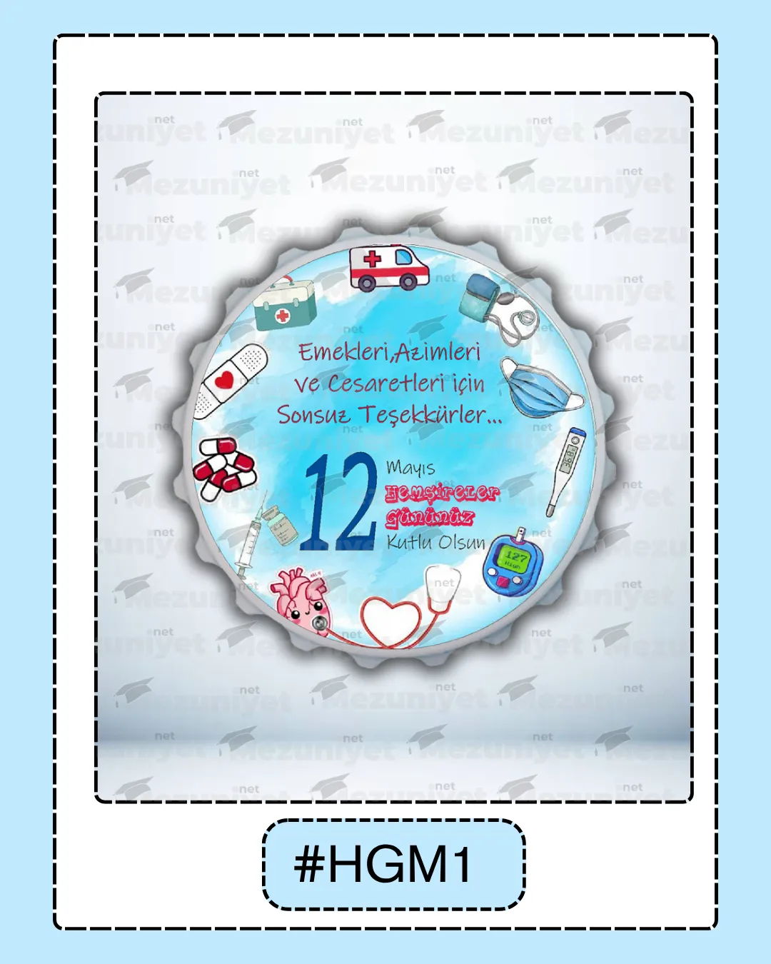 Hemşireler Günü Magnetleri - HGM1 - Mezuniyet.Net