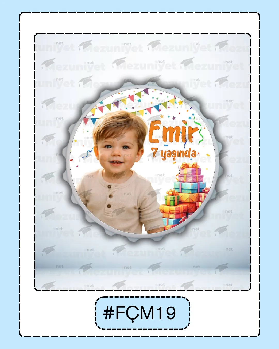 Fotoğraflı Açacak Magnetleri - FÇM19 - Mezuniyet.Net