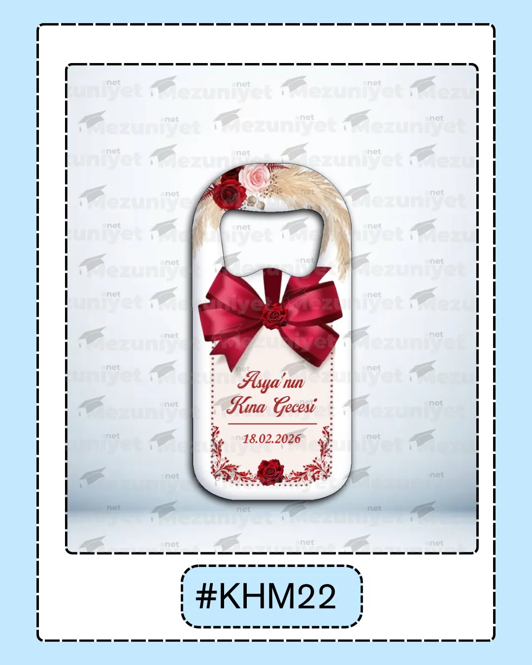 Kına Hatırası Magnetleri - KHM22 - Mezuniyet.Net
