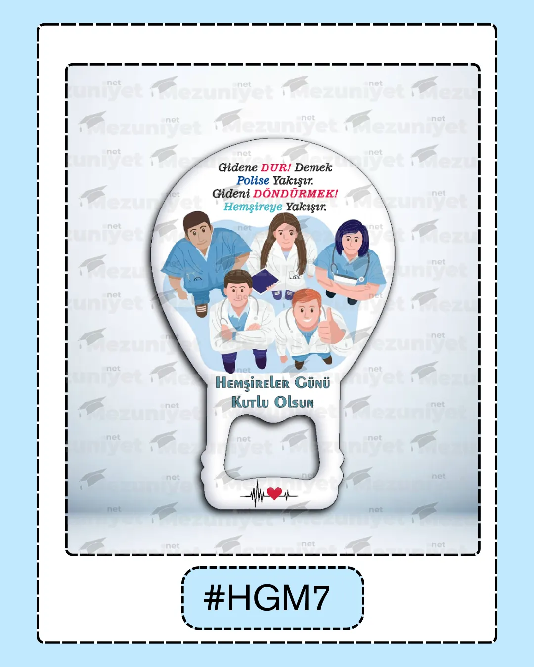 Hemşireler Günü Magnetleri - HGM7 - Mezuniyet.Net