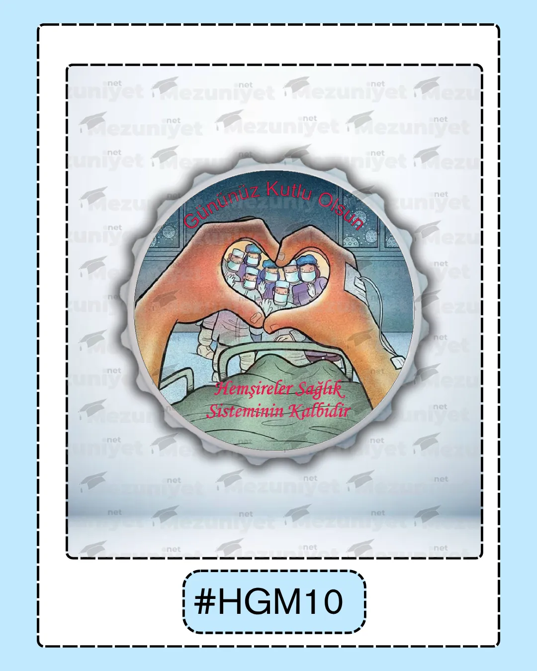 Hemşireler Günü Magnetleri - HGM10 - Mezuniyet.Net