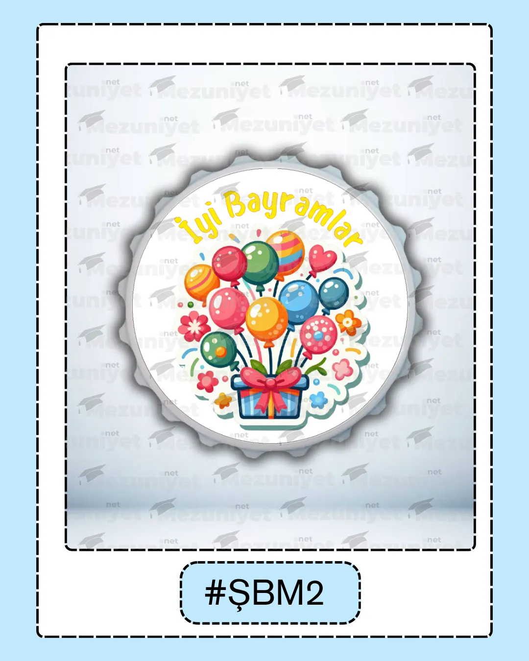 Şeker Bayramı Magneti - ŞBM2 - Mezuniyet.Net