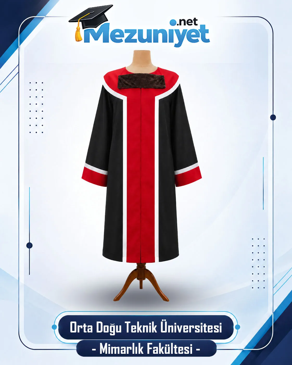 ODTÜ Mezuniyet Cübbesi - Görsel 5
