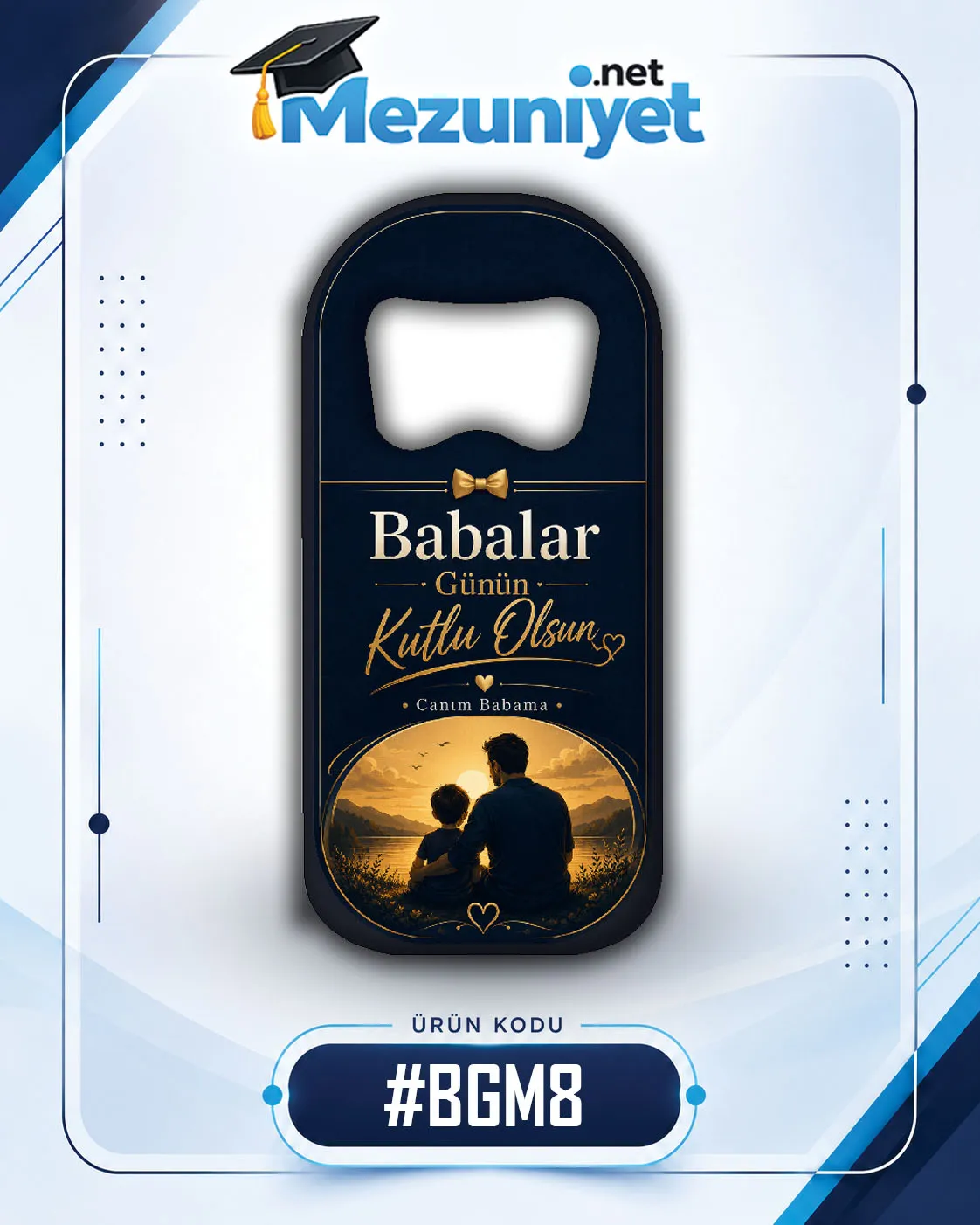 Babalar Günü Magneti - BGM8 - Mezuniyet.Net