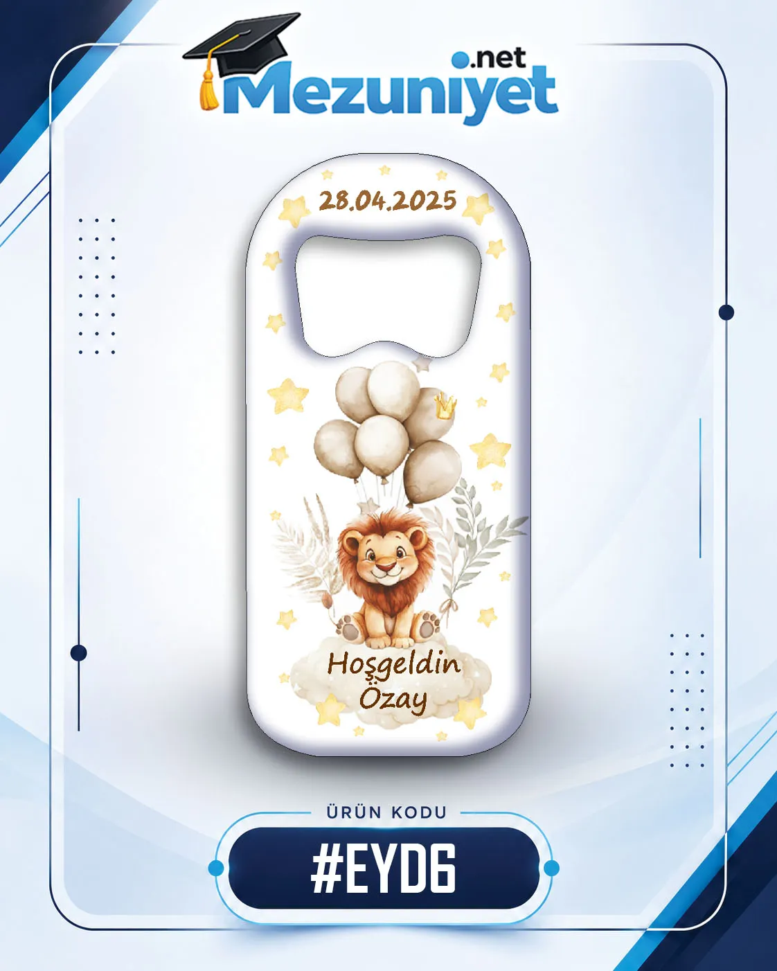 Erkek Yeni Doğan Magnetleri - EYD6 - Görsel 1