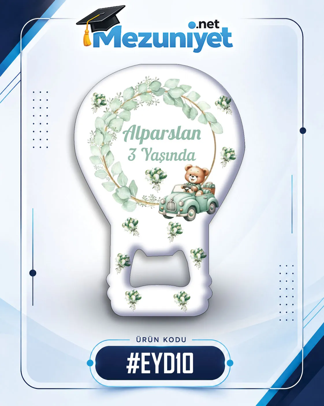 Erkek Yeni Doğan Magnetleri - EYD10 - Görsel 1