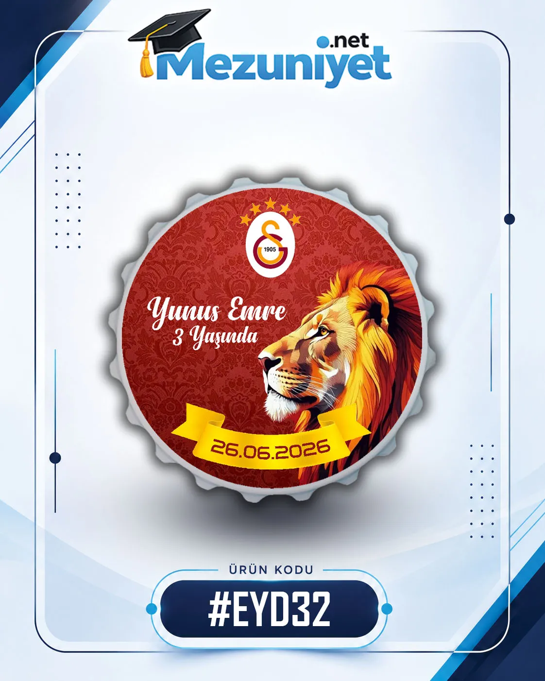Erkek Yeni Doğan Magnetleri - EYD32 - Görsel 1