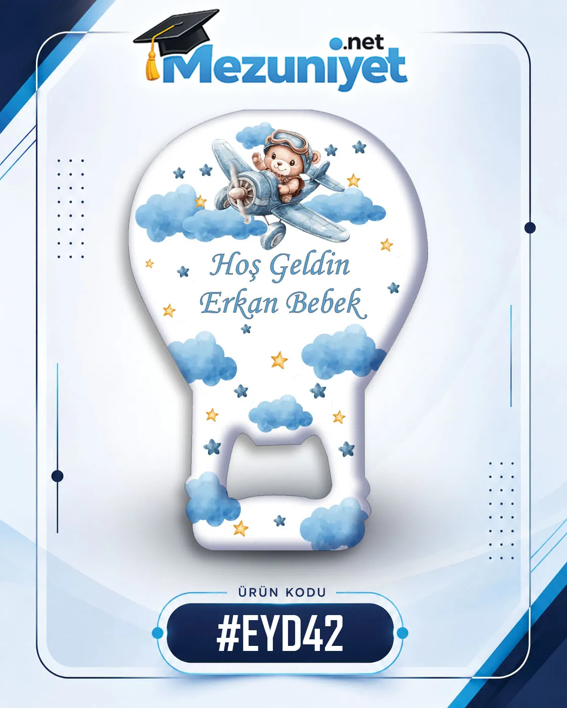 Erkek Yeni Doğan Magnetleri - EYD42 - Görsel 1