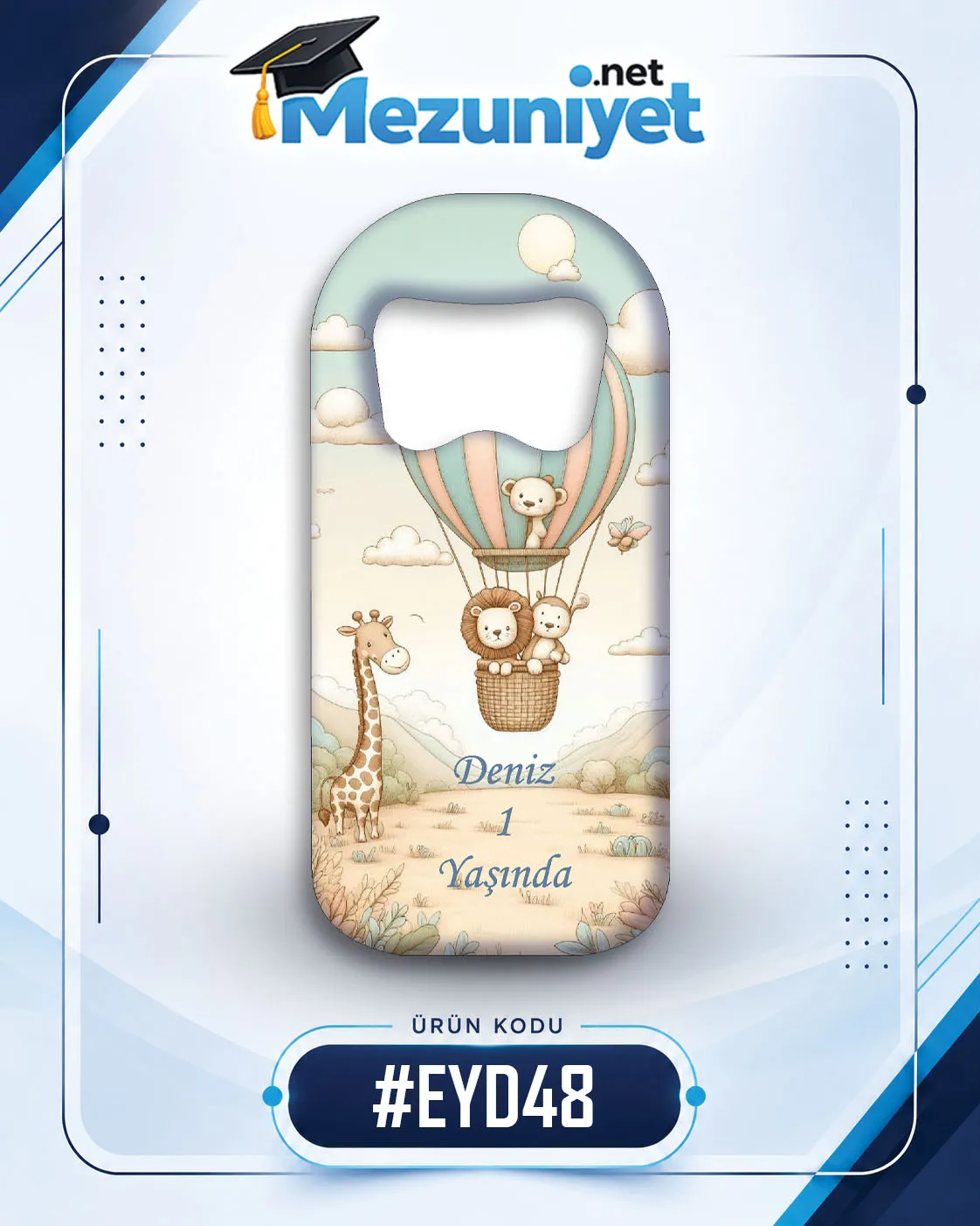 Erkek Yeni Doğan Magnetleri - EYD48 - Görsel 1