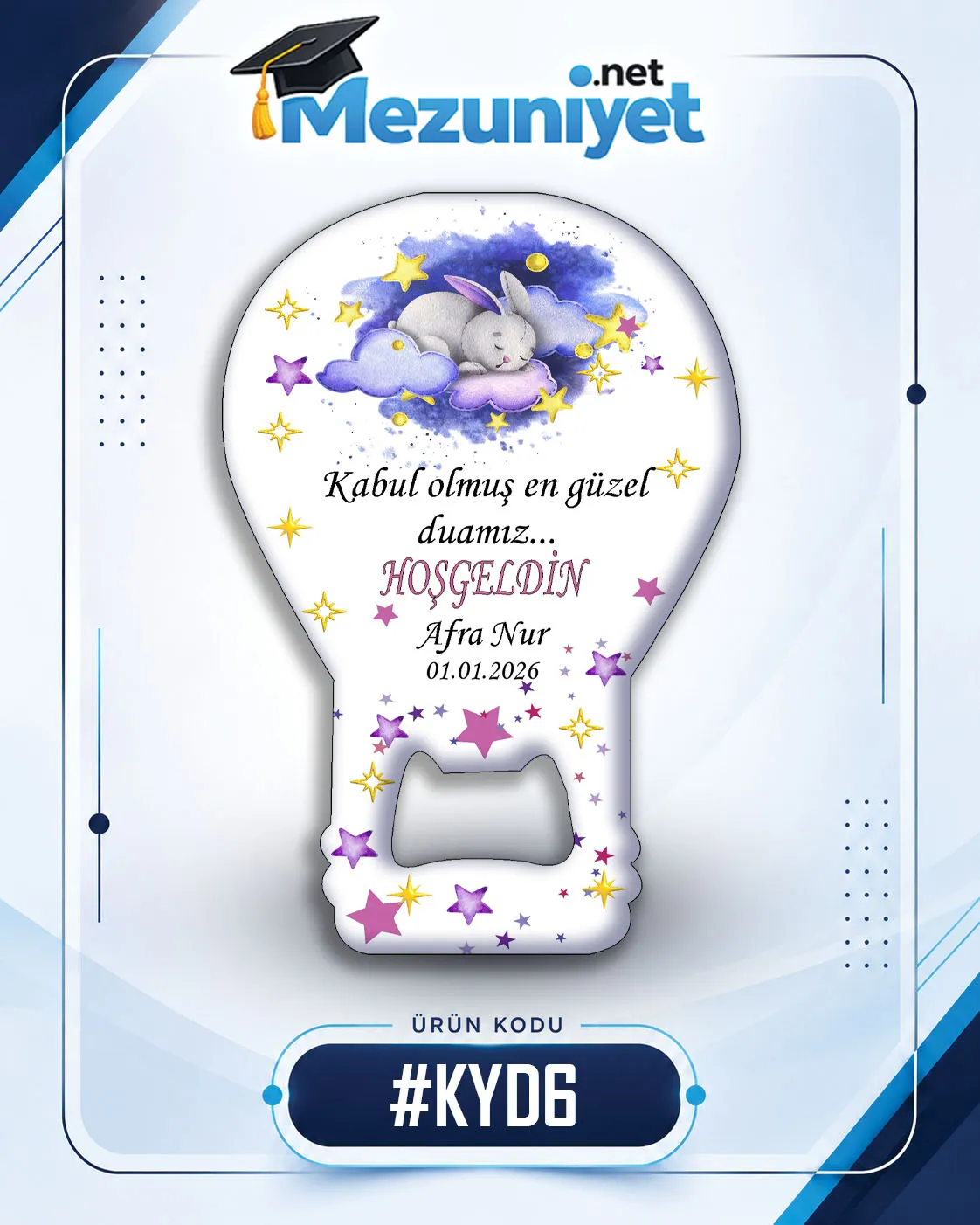 Kız Yeni Doğan Magnetleri - KYD6 - Mezuniyet.Net