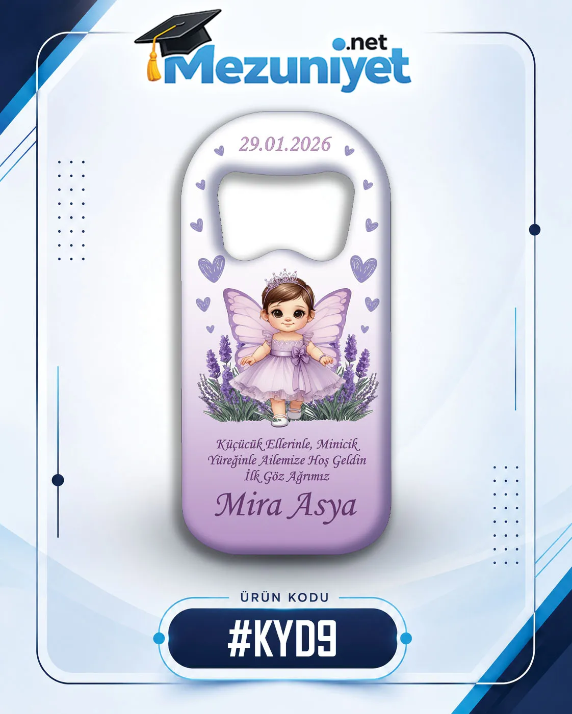 Kız Yeni Doğan Magnetleri - KYD9 - Mezuniyet.Net
