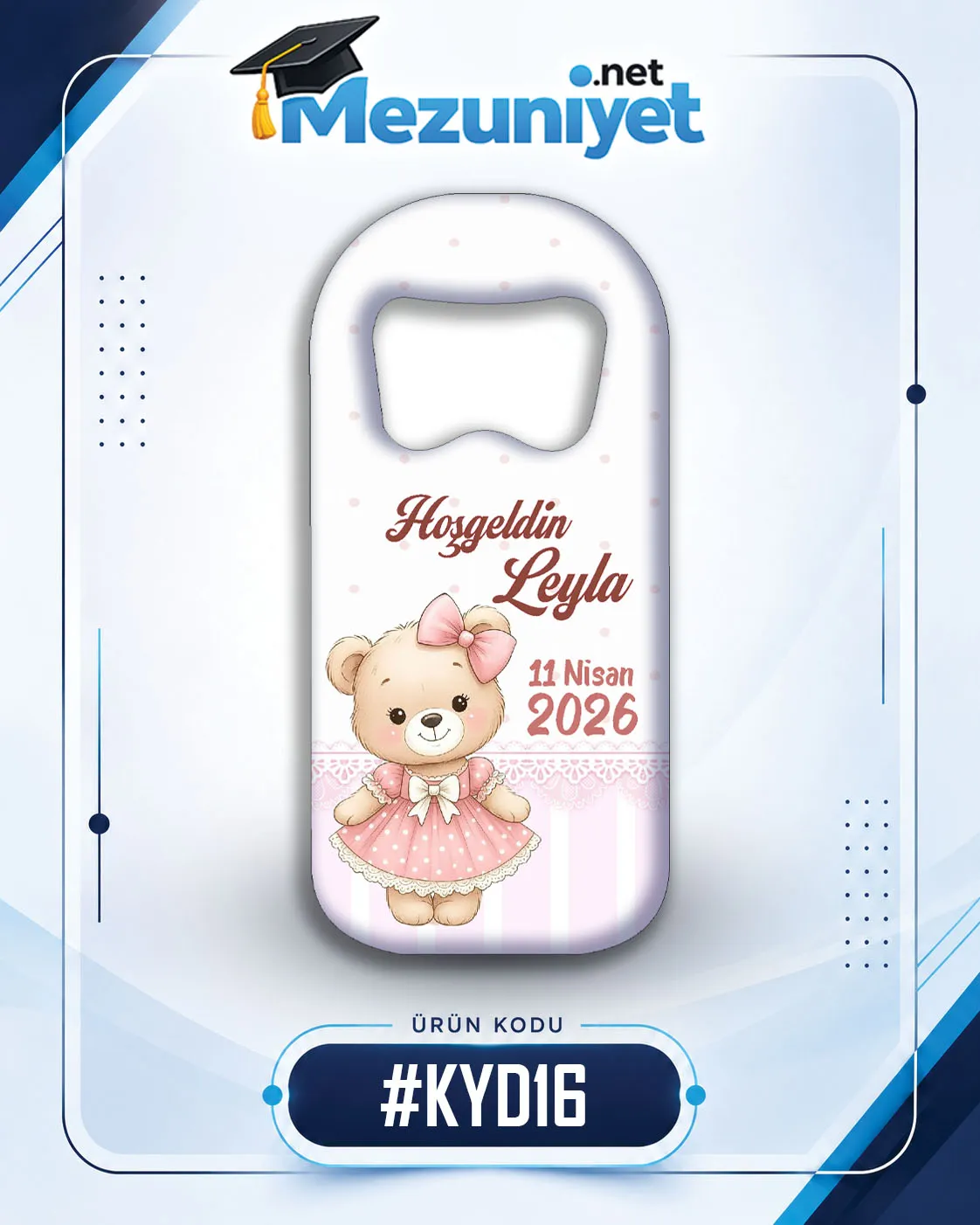 Kız Yeni Doğan Magnetleri - KYD16 - Mezuniyet.Net