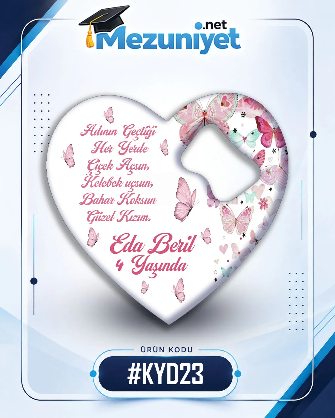 Kız Yeni Doğan Magnetleri - KYD23 - Mezuniyet.Net