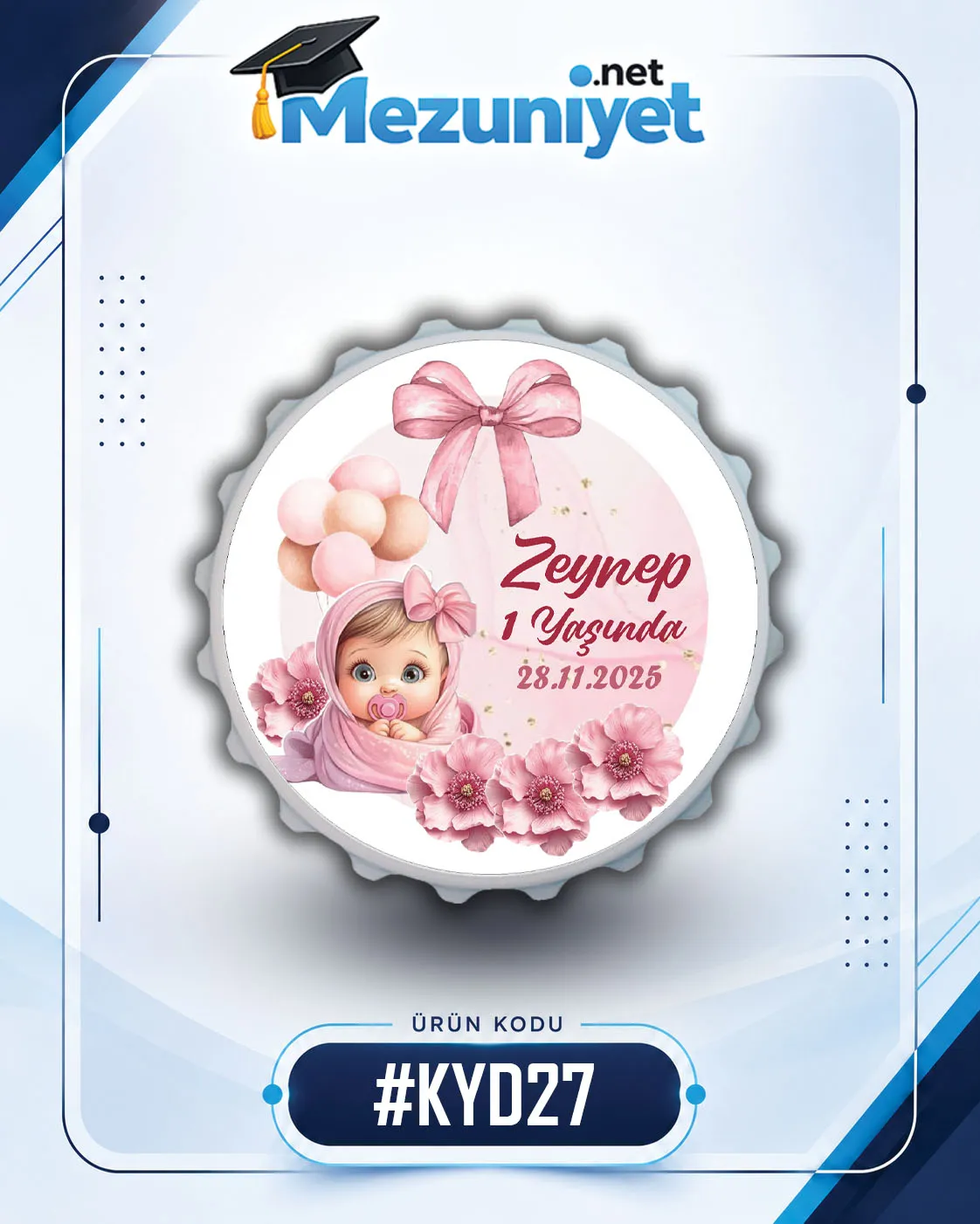 Kız Yeni Doğan Magnetleri - KYD27 - Mezuniyet.Net