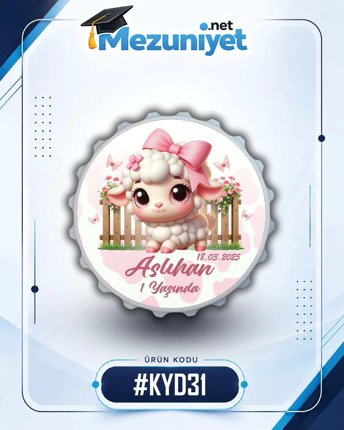 Kız Yeni Doğan Magnetleri - KYD31 - Mezuniyet.Net