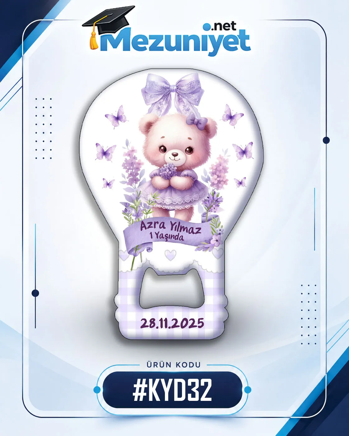 Kız Yeni Doğan Magnetleri - KYD32 - Mezuniyet.Net