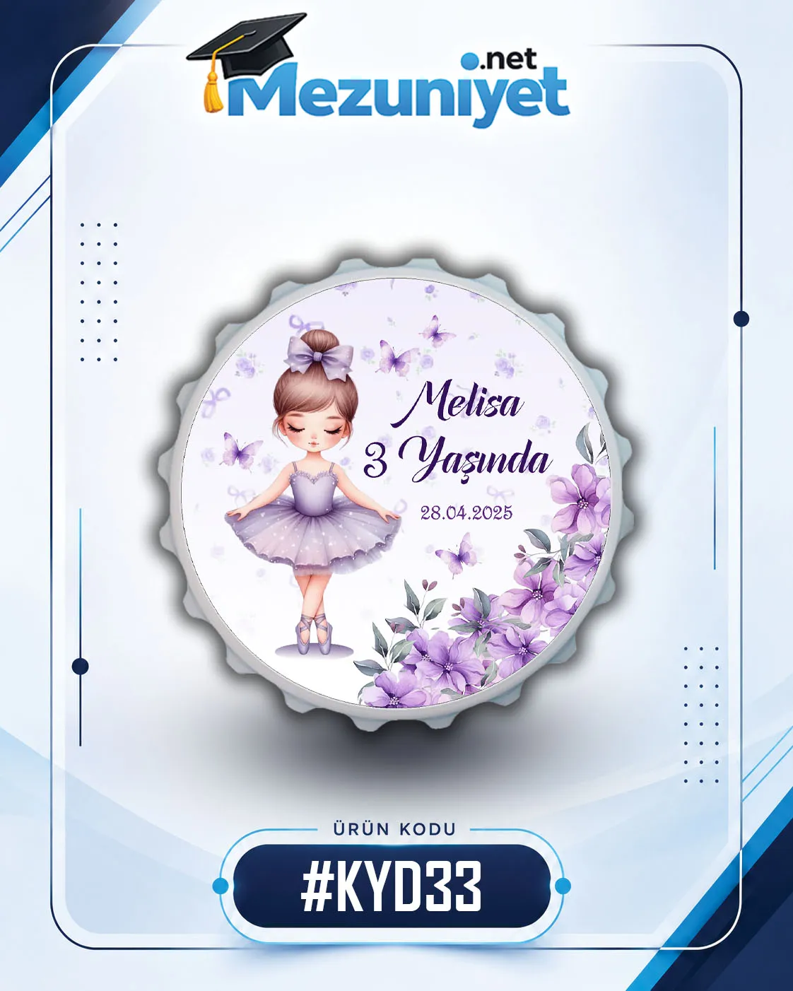 Kız Yeni Doğan Magnetleri - KYD33 - Mezuniyet.Net