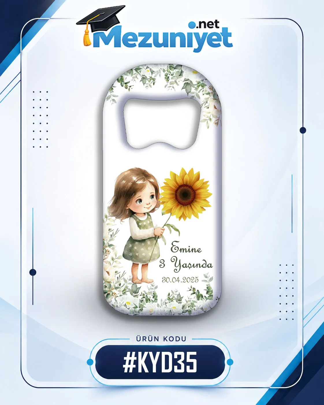 Kız Yeni Doğan Magnetleri - KYD35 - Mezuniyet.Net