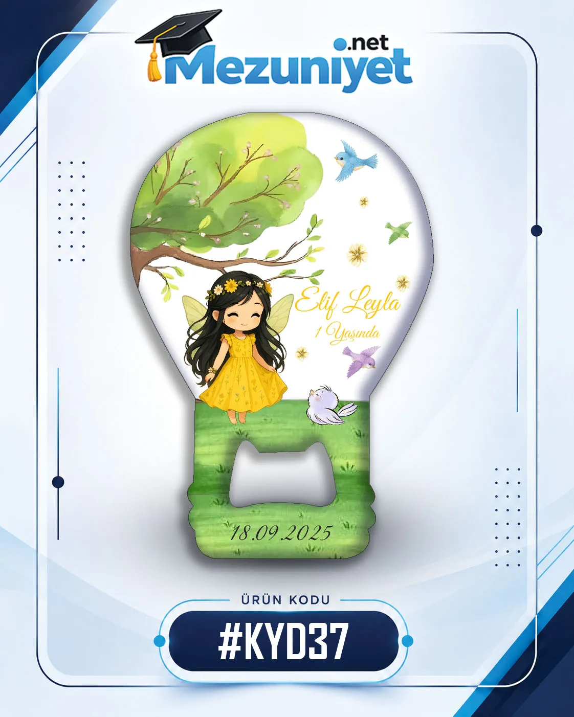 Kız Yeni Doğan Magnetleri - KYD37 - Mezuniyet.Net