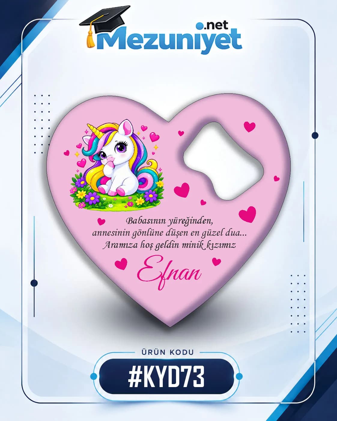 Kız Yeni Doğan Magnetleri - KYD73 - Mezuniyet.Net