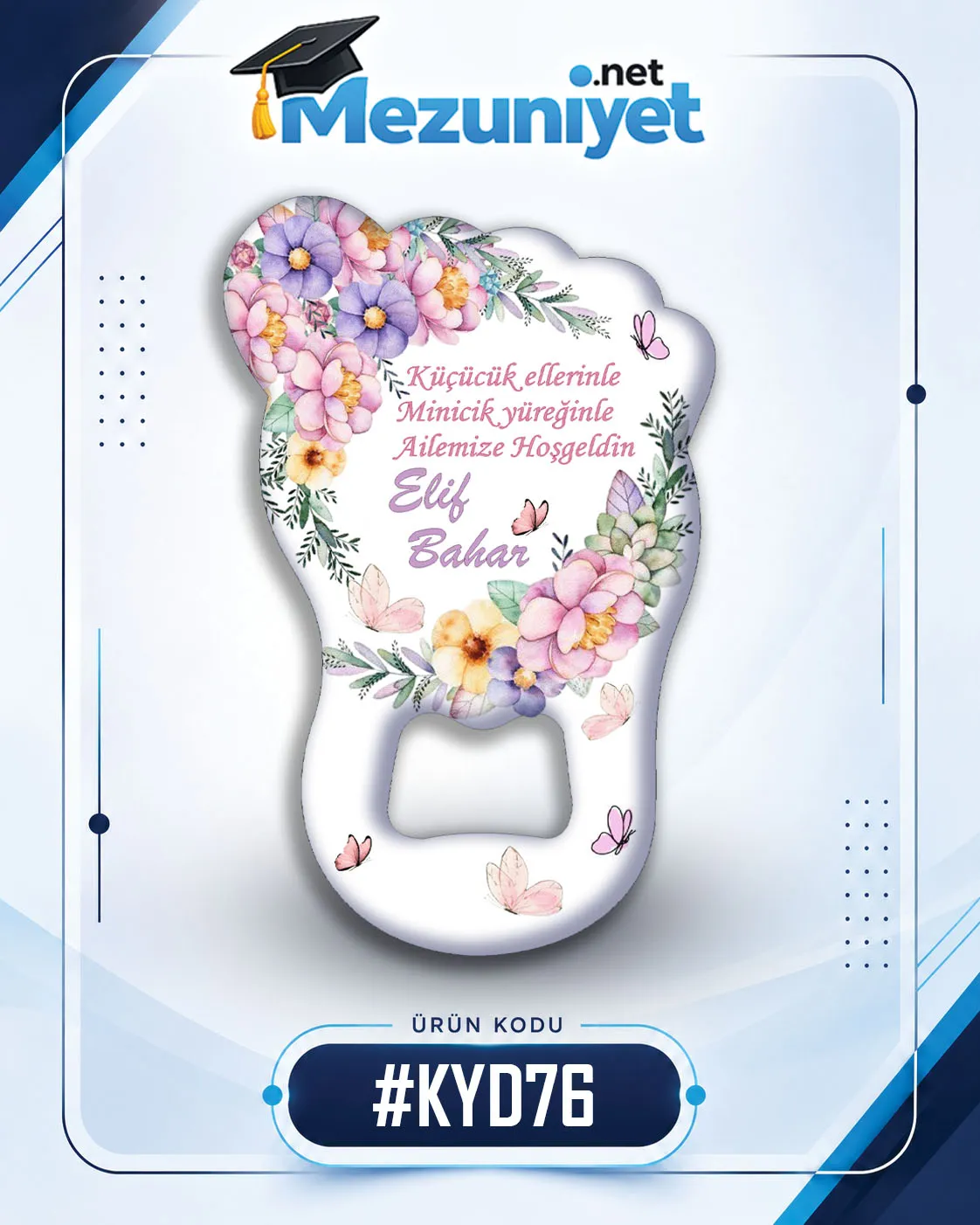 Kız Yeni Doğan Magnetleri - KYD76 - Mezuniyet.Net