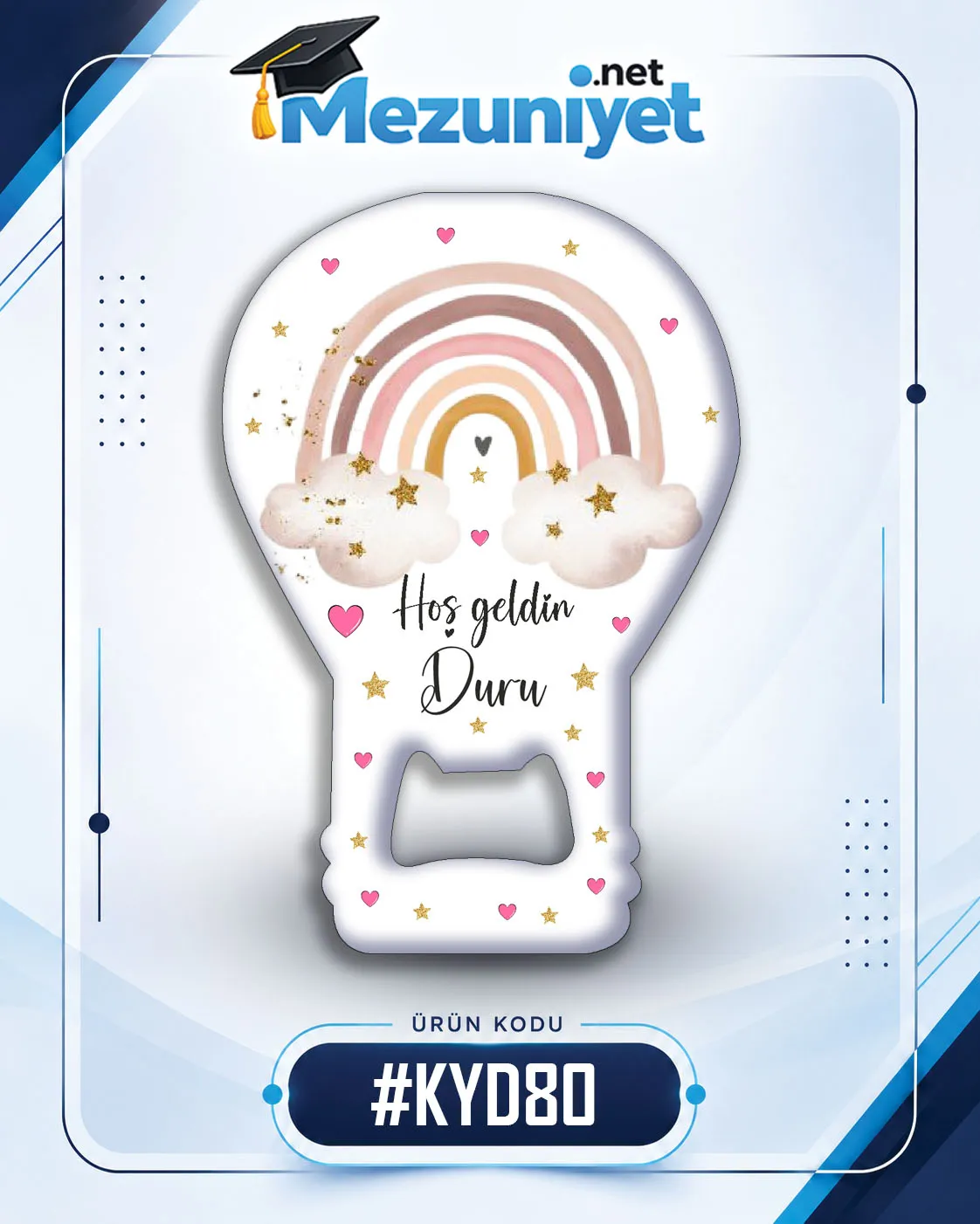 Kız Yeni Doğan Magnetleri - KYD80 - Mezuniyet.Net