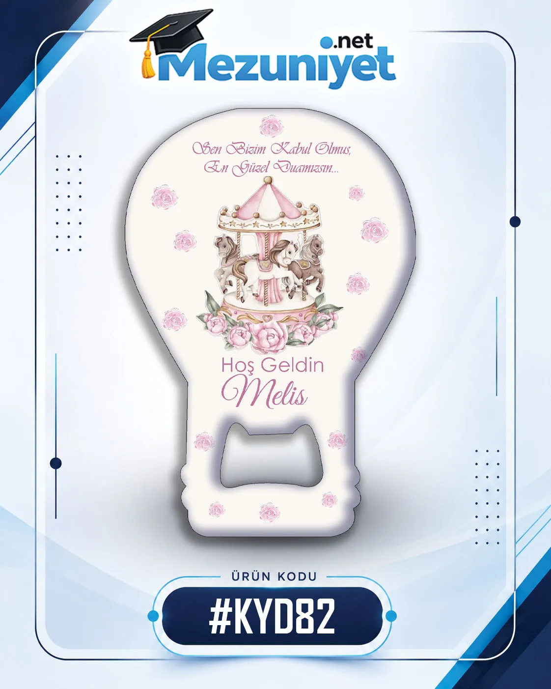 Kız Yeni Doğan Magnetleri - KYD82 - Mezuniyet.Net