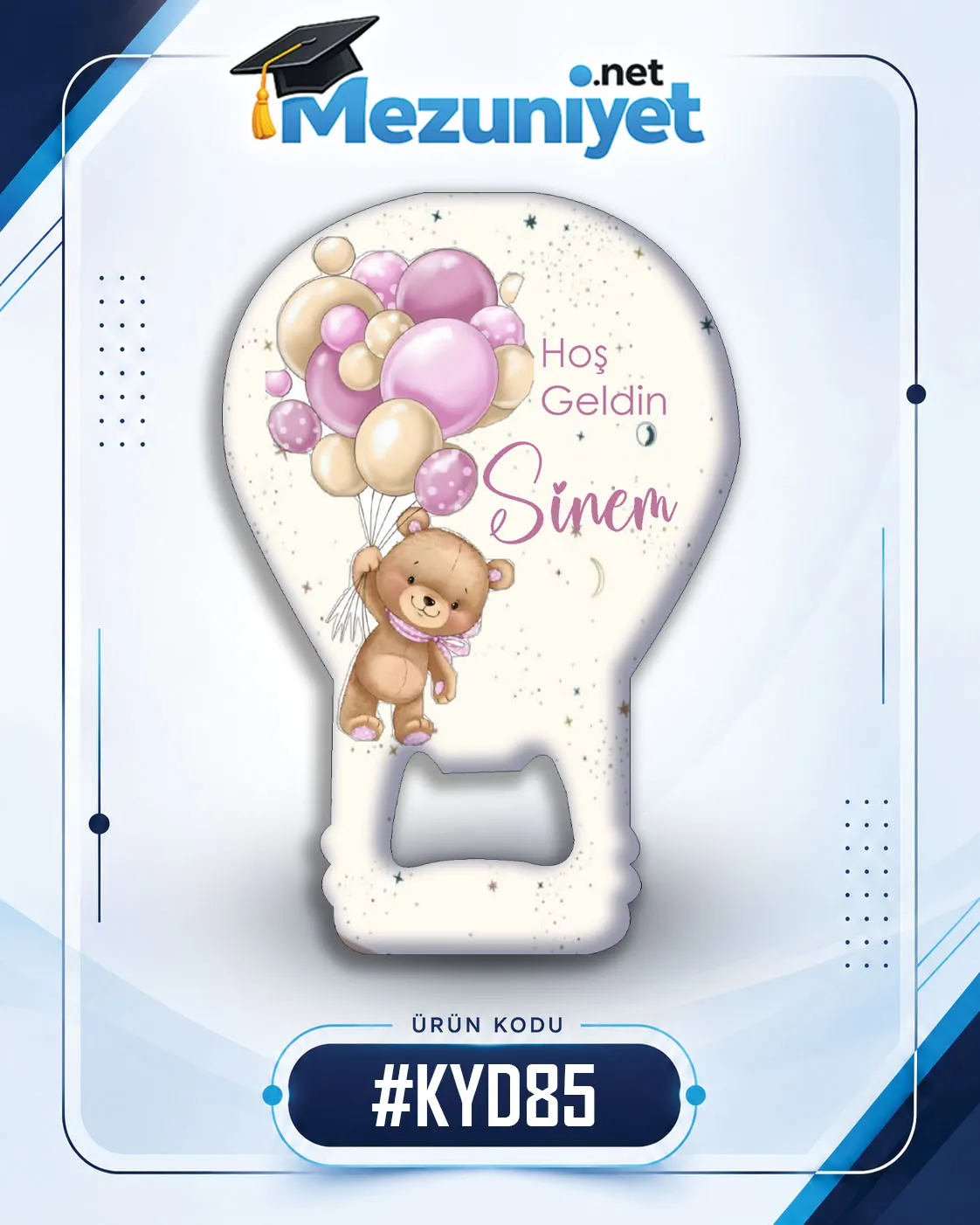 Kız Yeni Doğan Magnetleri - KYD85 - Mezuniyet.Net