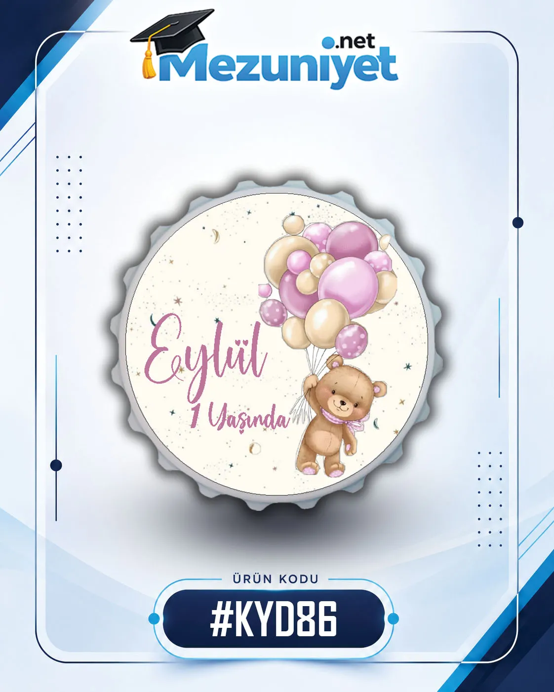 Kız Yeni Doğan Magnetleri - KYD86 - Mezuniyet.Net