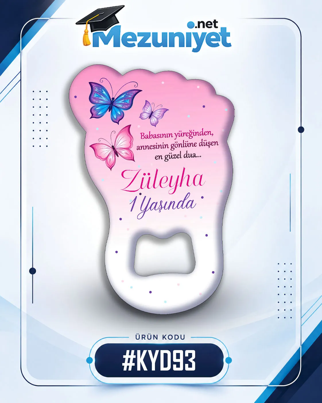 Kız Yeni Doğan Magnetleri - KYD93 - Mezuniyet.Net