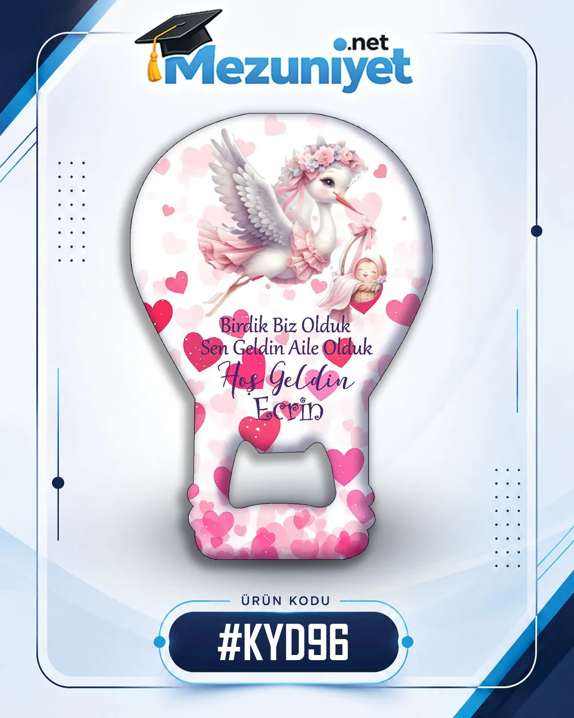 Kız Yeni Doğan Magnetleri - KYD96 - Mezuniyet.Net