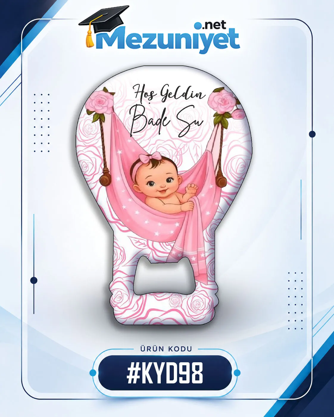 Kız Yeni Doğan Magnetleri - KYD98 - Mezuniyet.Net