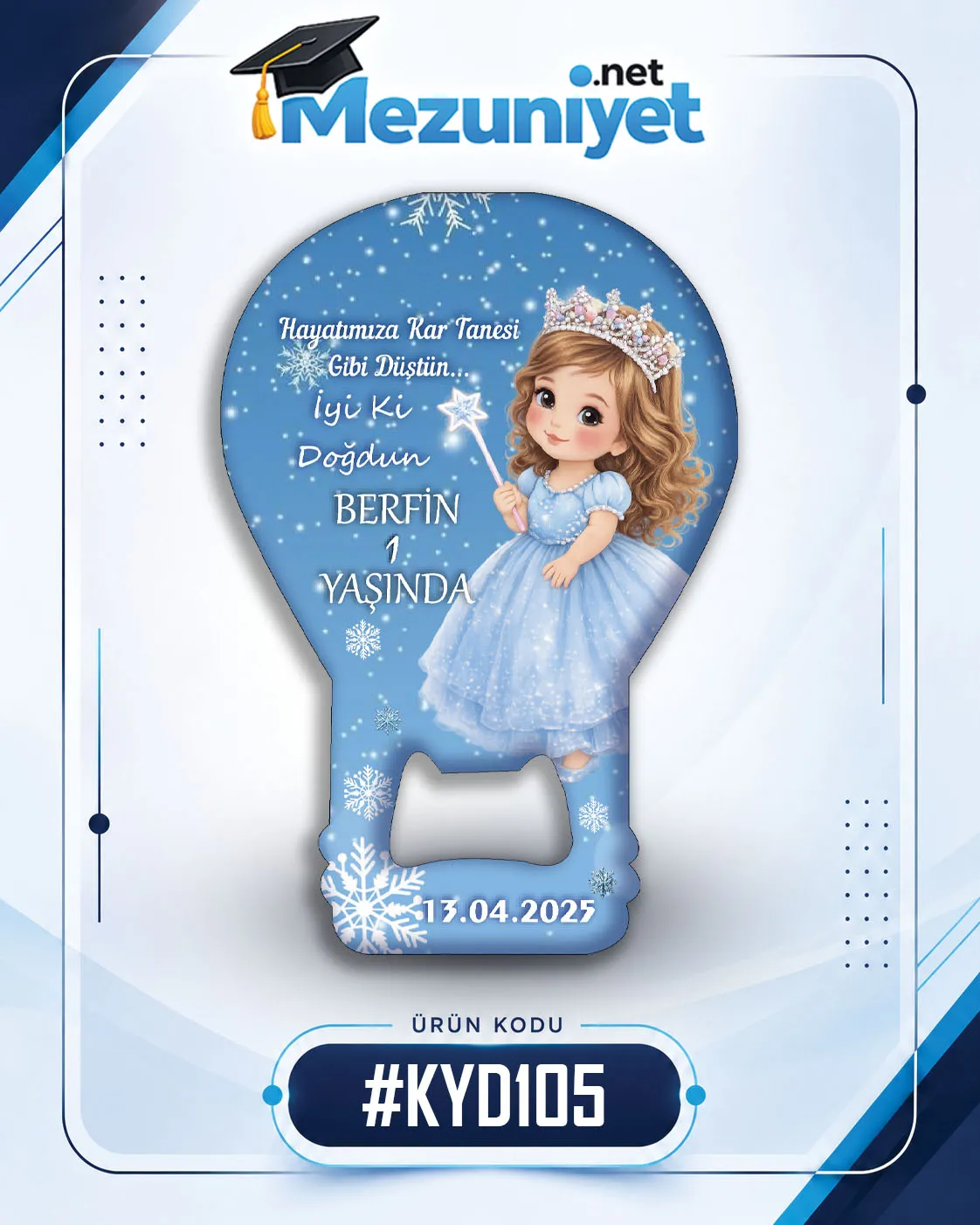 Kız Yeni Doğan Magnetleri - KYD105 - Mezuniyet.Net