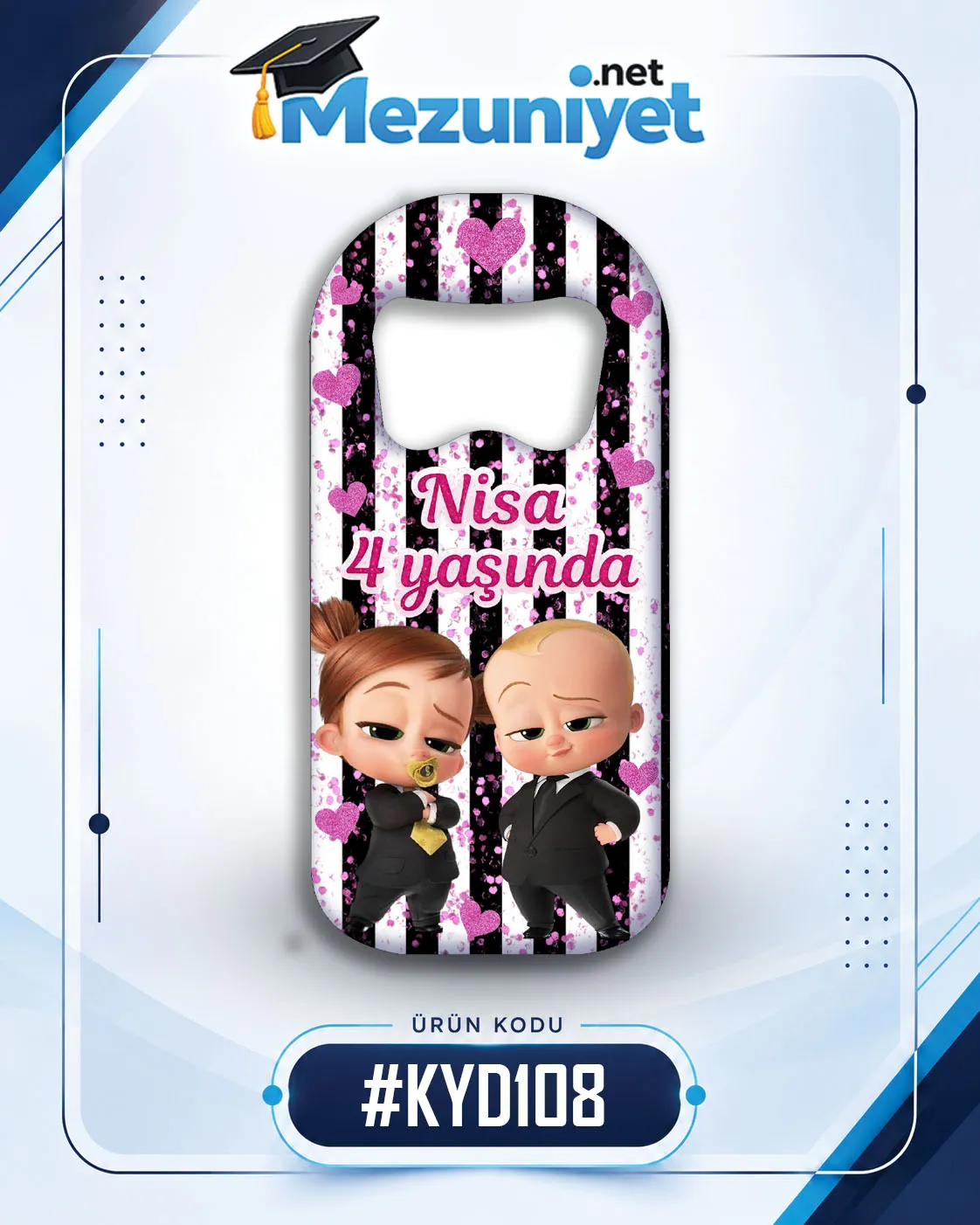 Kız Yeni Doğan Magnetleri - KYD108 - Mezuniyet.Net