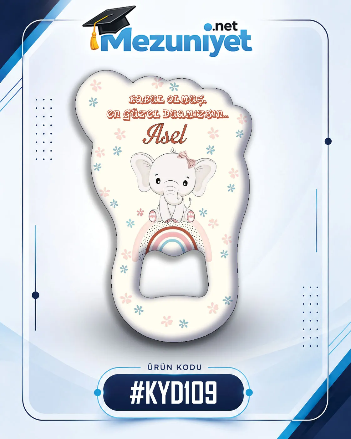 Kız Yeni Doğan Magnetleri - KYD109 - Mezuniyet.Net