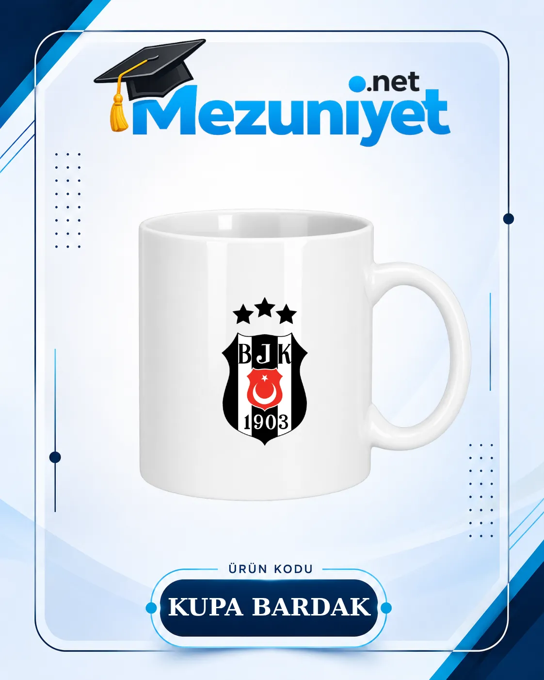 Kupa Bardak - Baskılı - Görsel 3