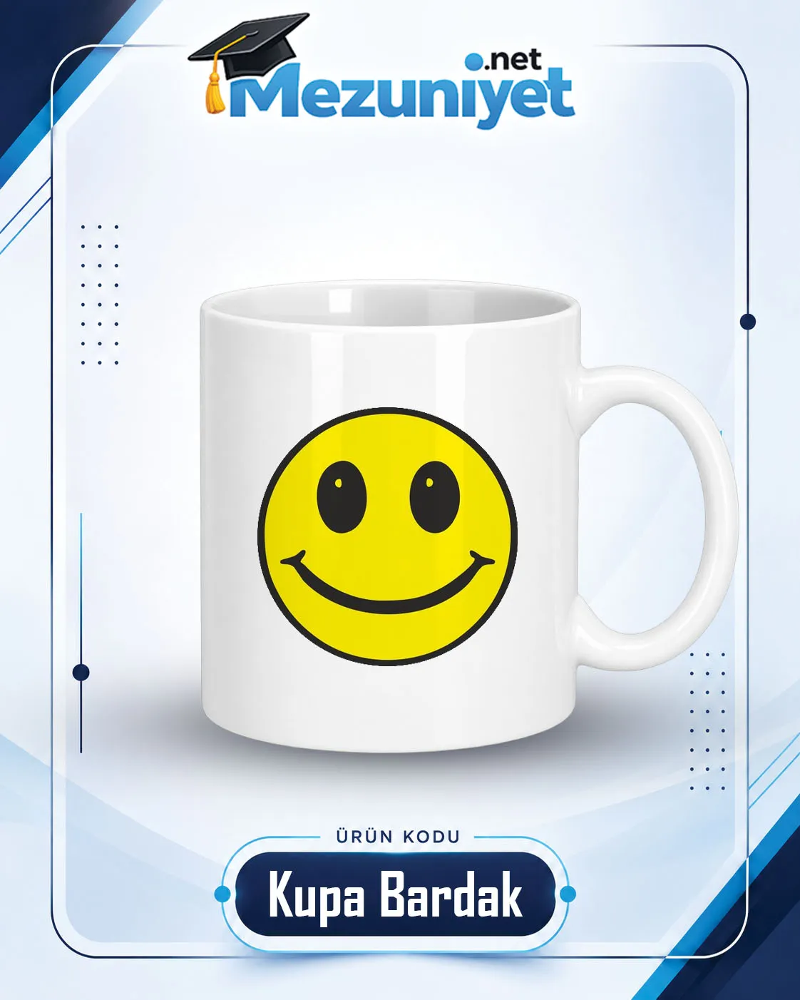 Kupa Bardak - Smile Baskılı - Mezuniyet.Net