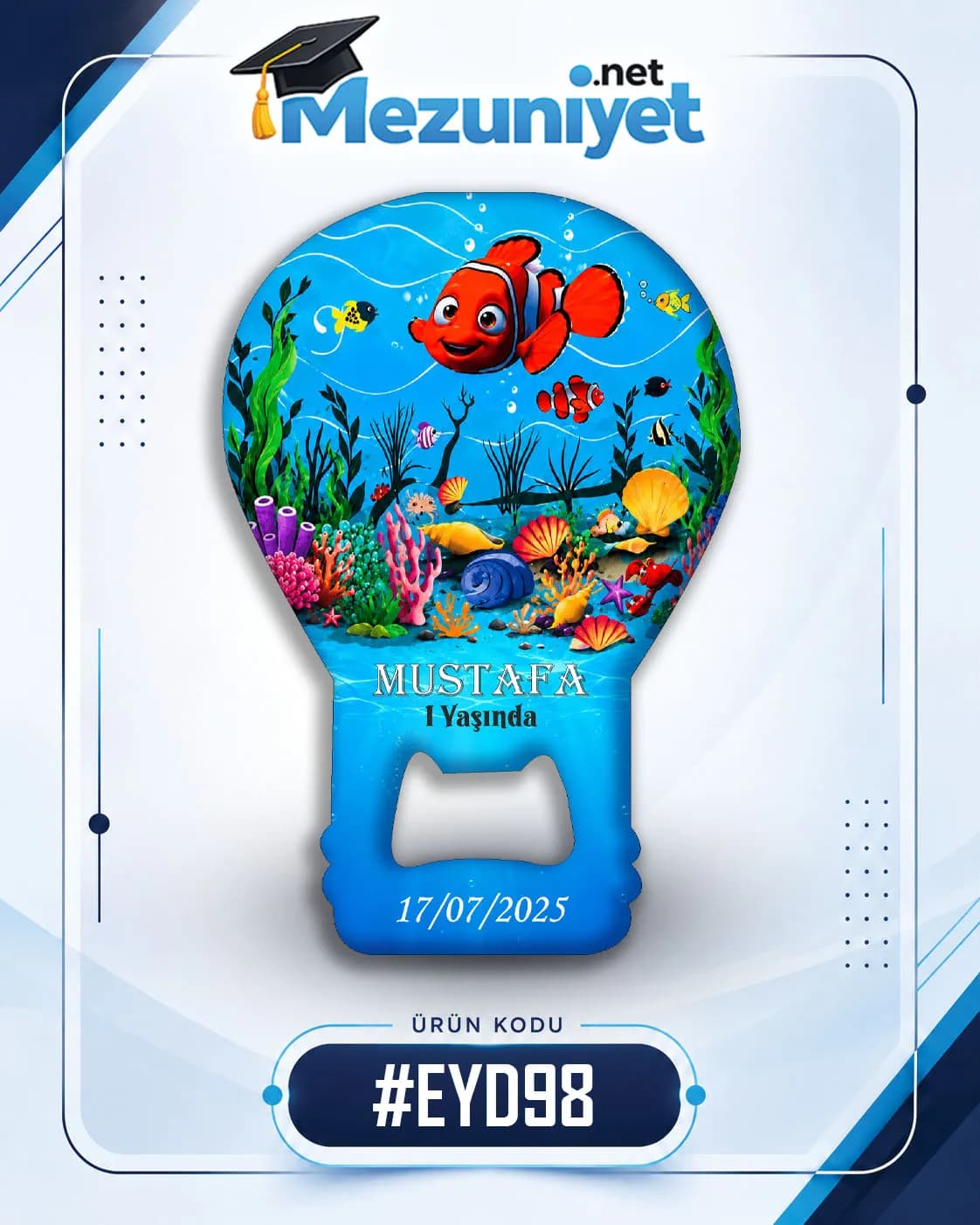 Erkek Yeni Doğan Magnetleri - EYD98 - Görsel 1